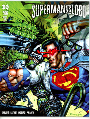 Superman vs Lobo 1 Bisley Variant (2021)