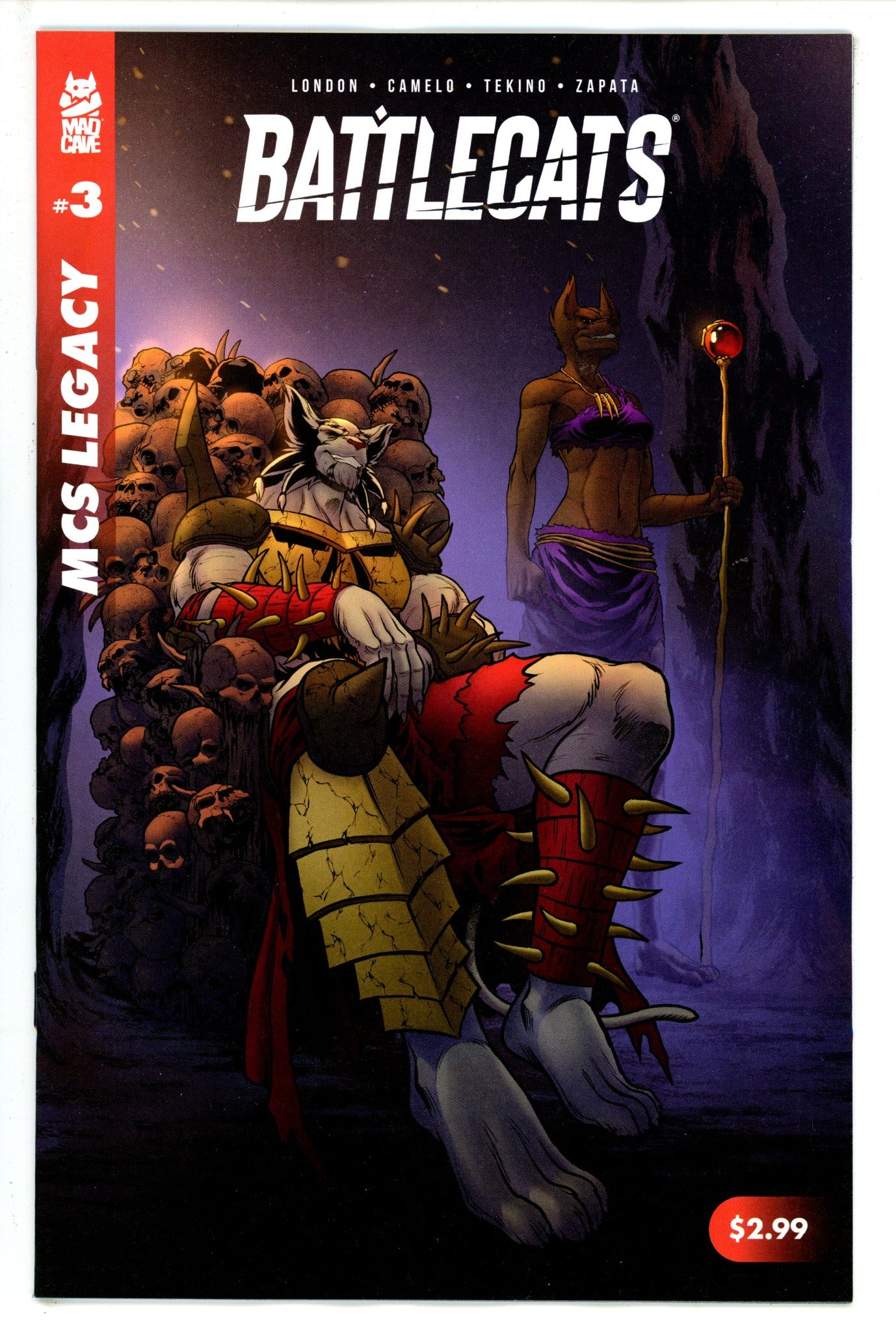 Mad Cave Studios Legacy Battlecats 3 (2022)