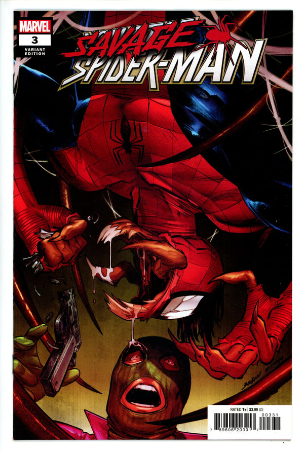 Savage Spider-Man 3 Bandini Variant NM- (2022)