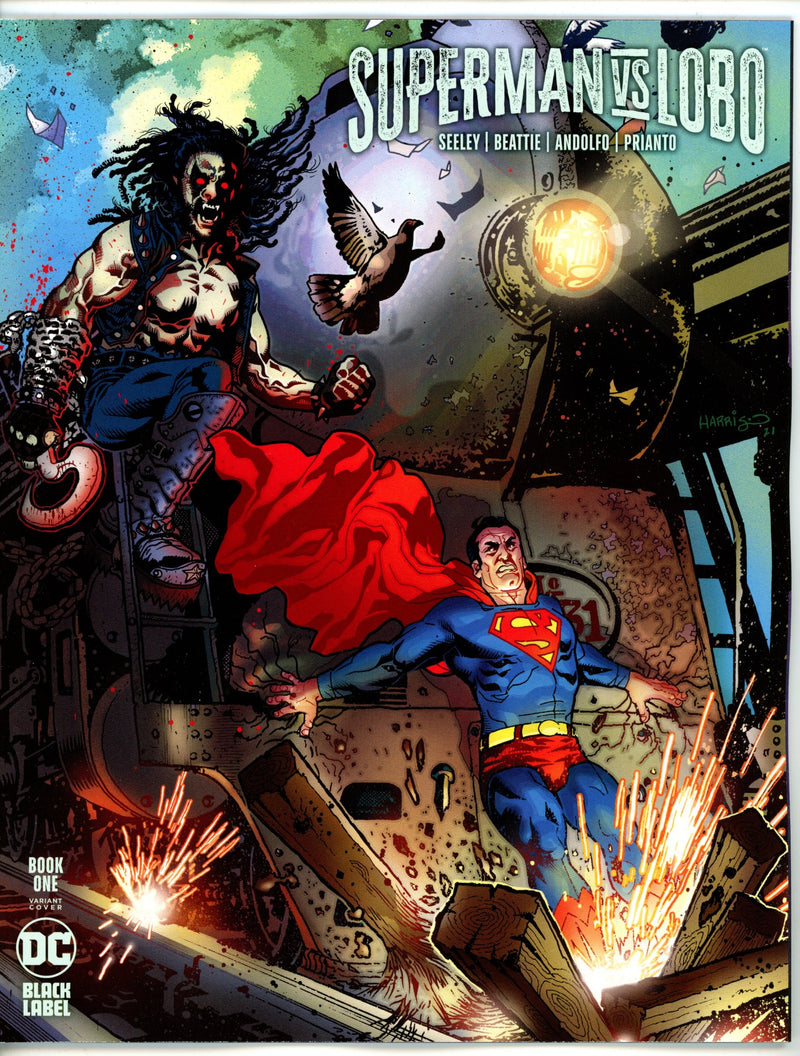 Superman vs Lobo 1 Harris Variant (2021)
