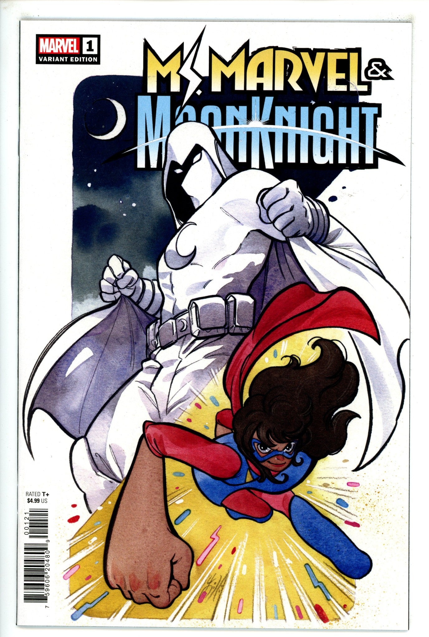 Ms. Marvel and Moon Knight 1 Momoko Variant