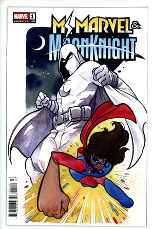 Ms. Marvel and Moon Knight 1 Momoko Variant