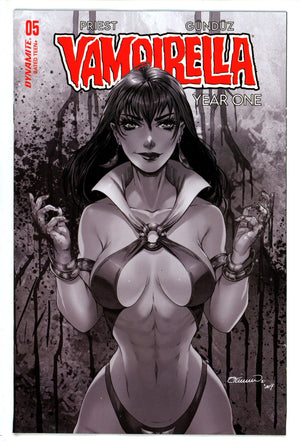 Vampirella Year One 5 Turner B&W Incentive Variant (2023)