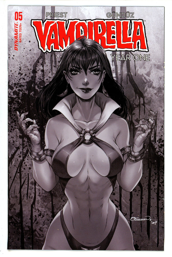 Vampirella Year One 5 Turner B&W Incentive Variant (2023)