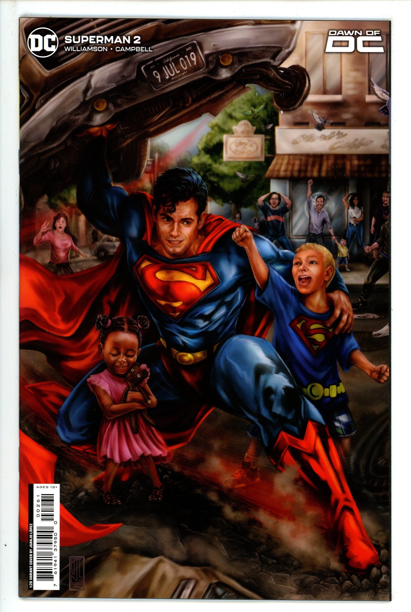 Superman Vol 6 2 Lopez Incentive Variant NM+ (2023)