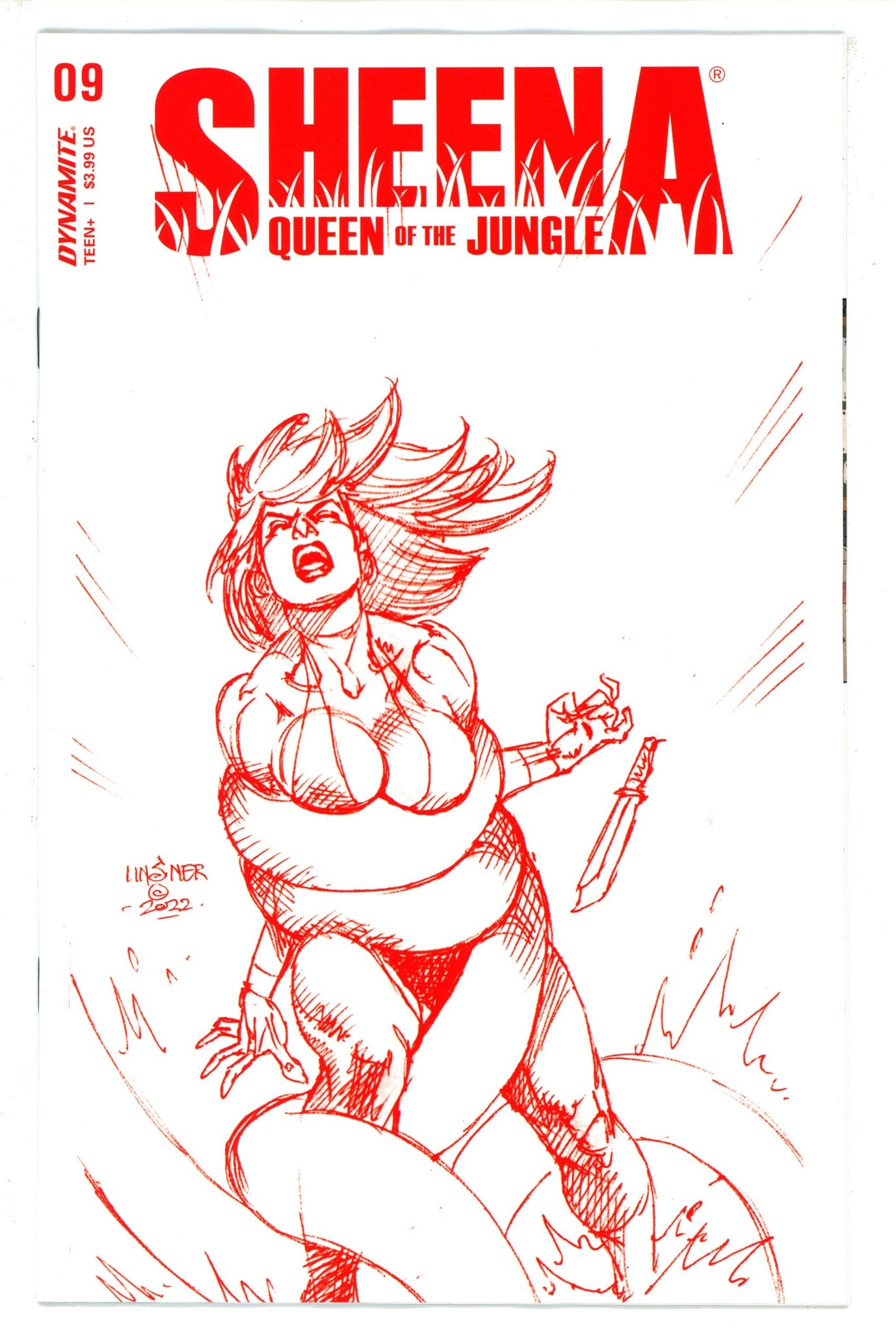 Sheena Queen of the Jungle 9 Linsner Variant