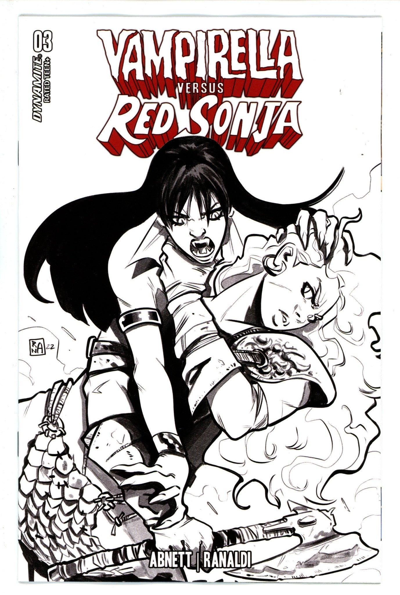 Vampirella vs Red Sonja 3 Ranaldi Incentive Variant (2023)