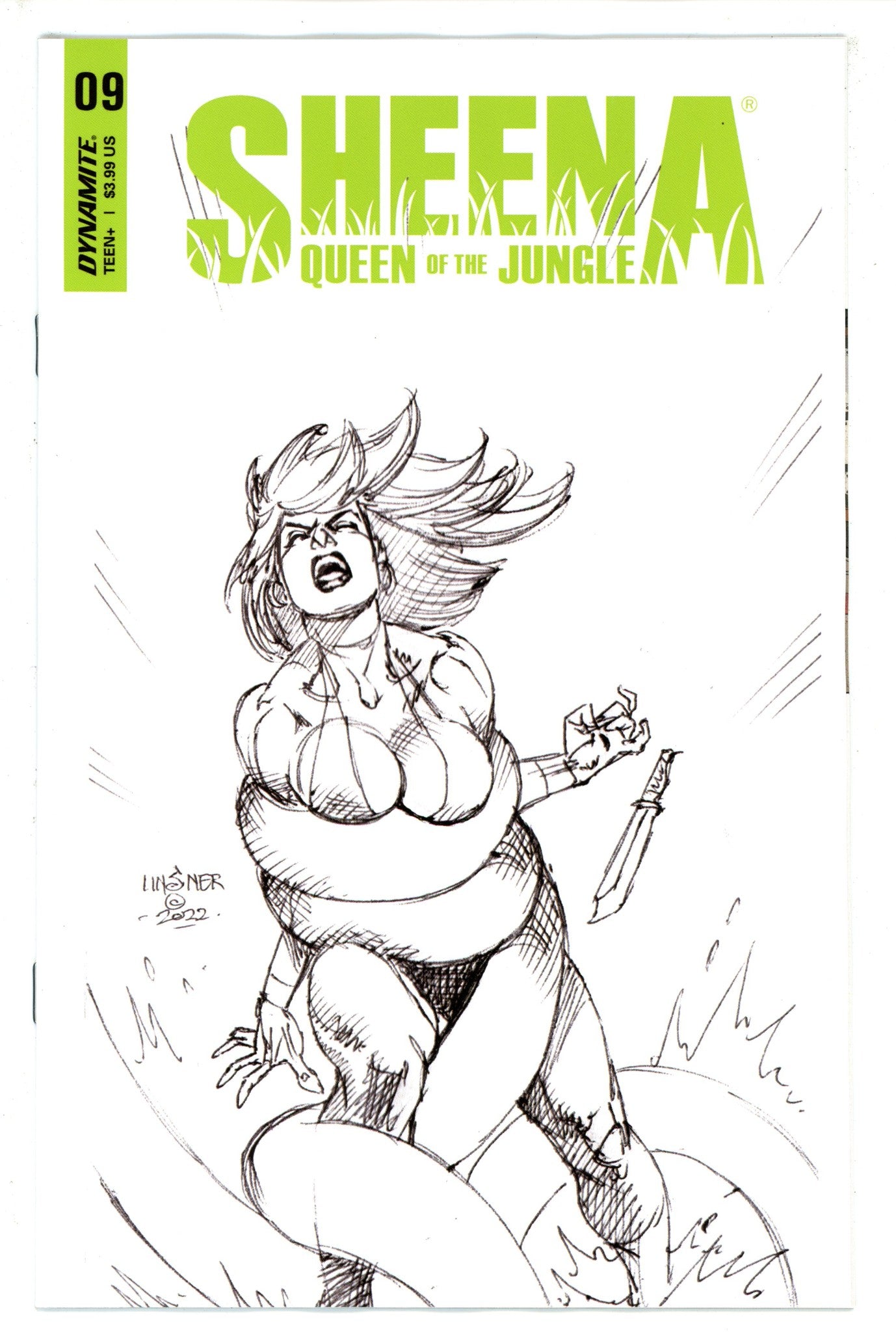 Sheena Queen of the Jungle 9 Linsner Variant
