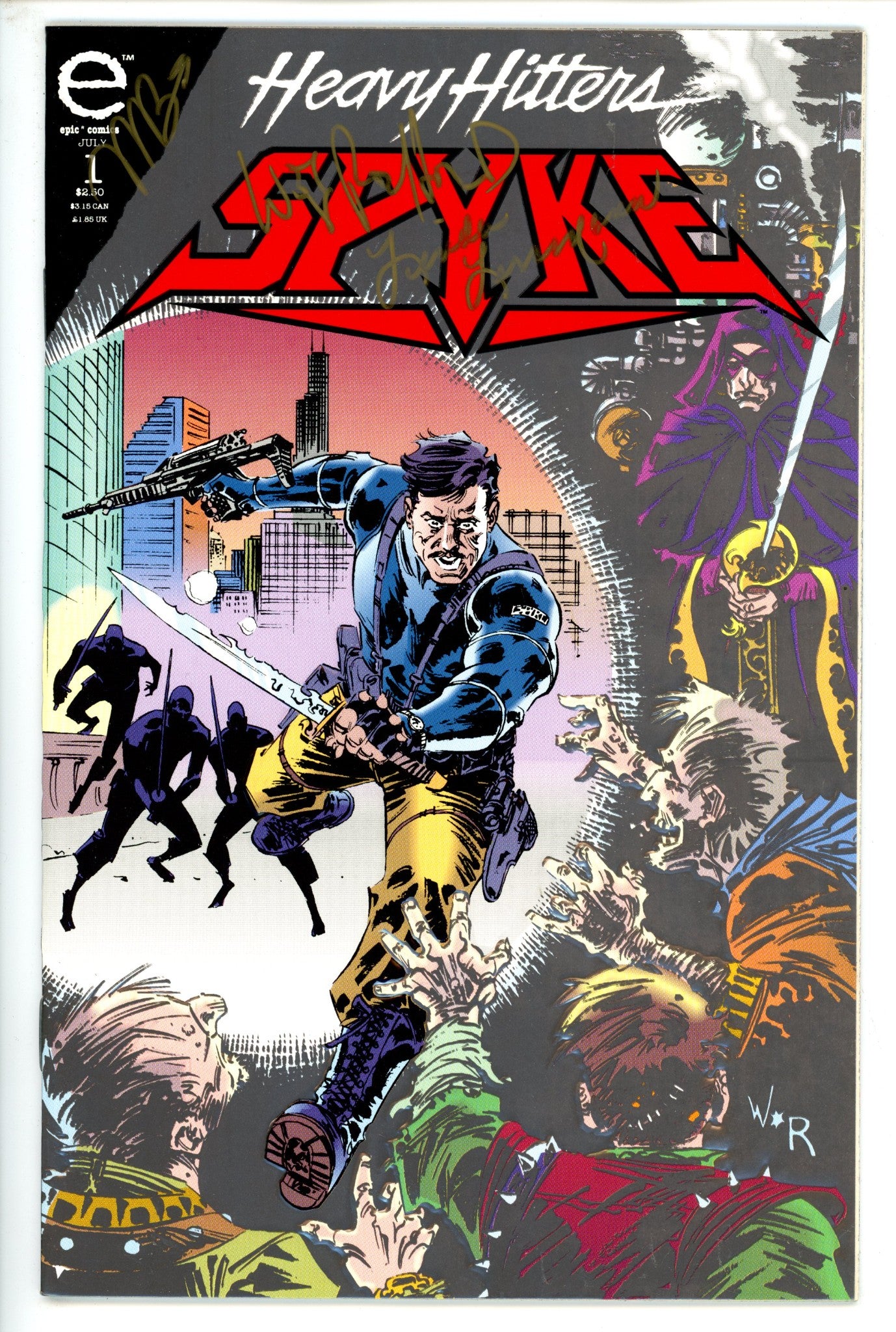 Heavy Hitters Spyke  1 Signed Baron, Reinhold, Lessman