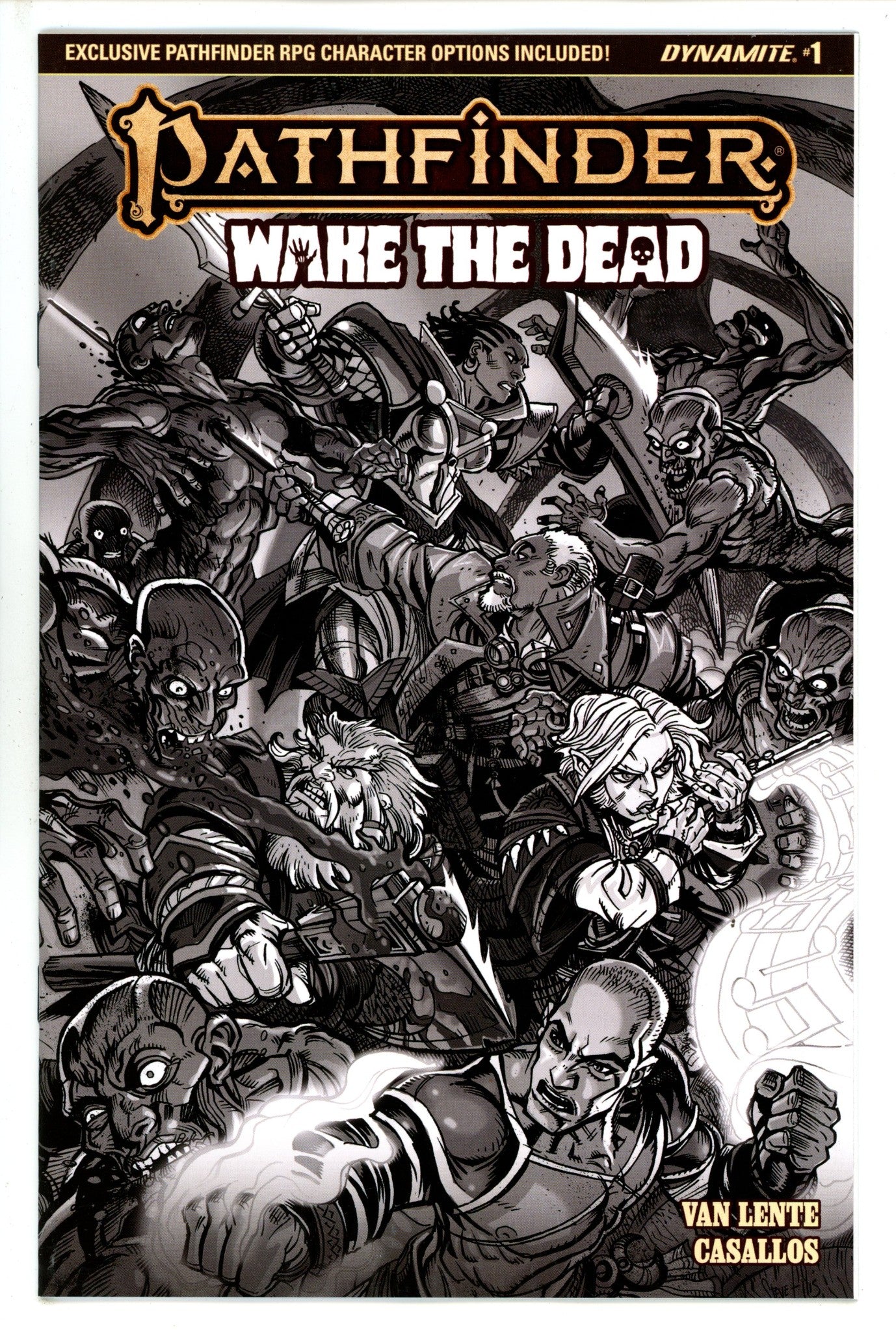 Pathfinder Wake Dead 1 Ellis B&W Incentive Variant (2023)