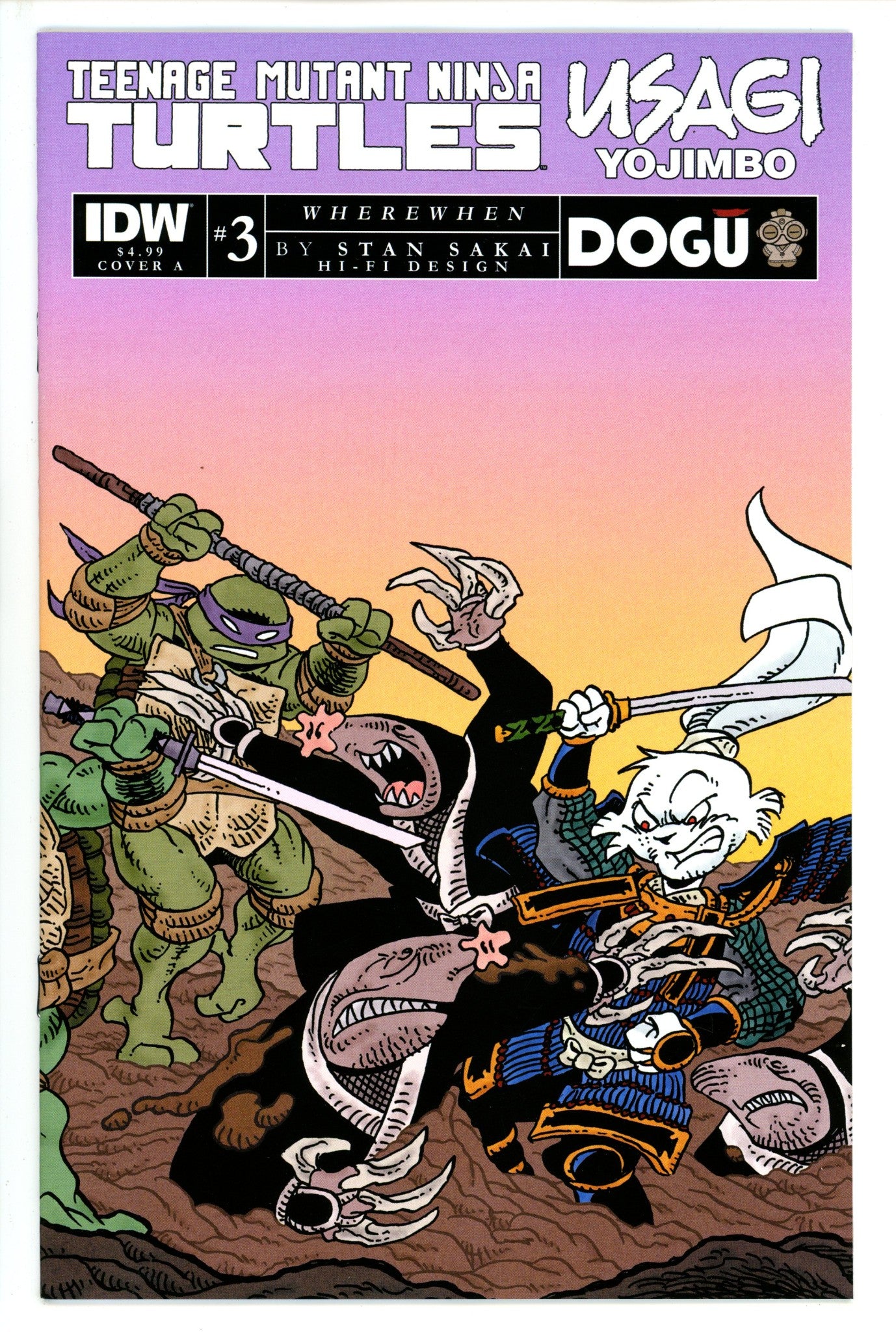 Teenage Mutant Ninja Turtles / Usagi Yojimbo Wherewhen 3 (2023)