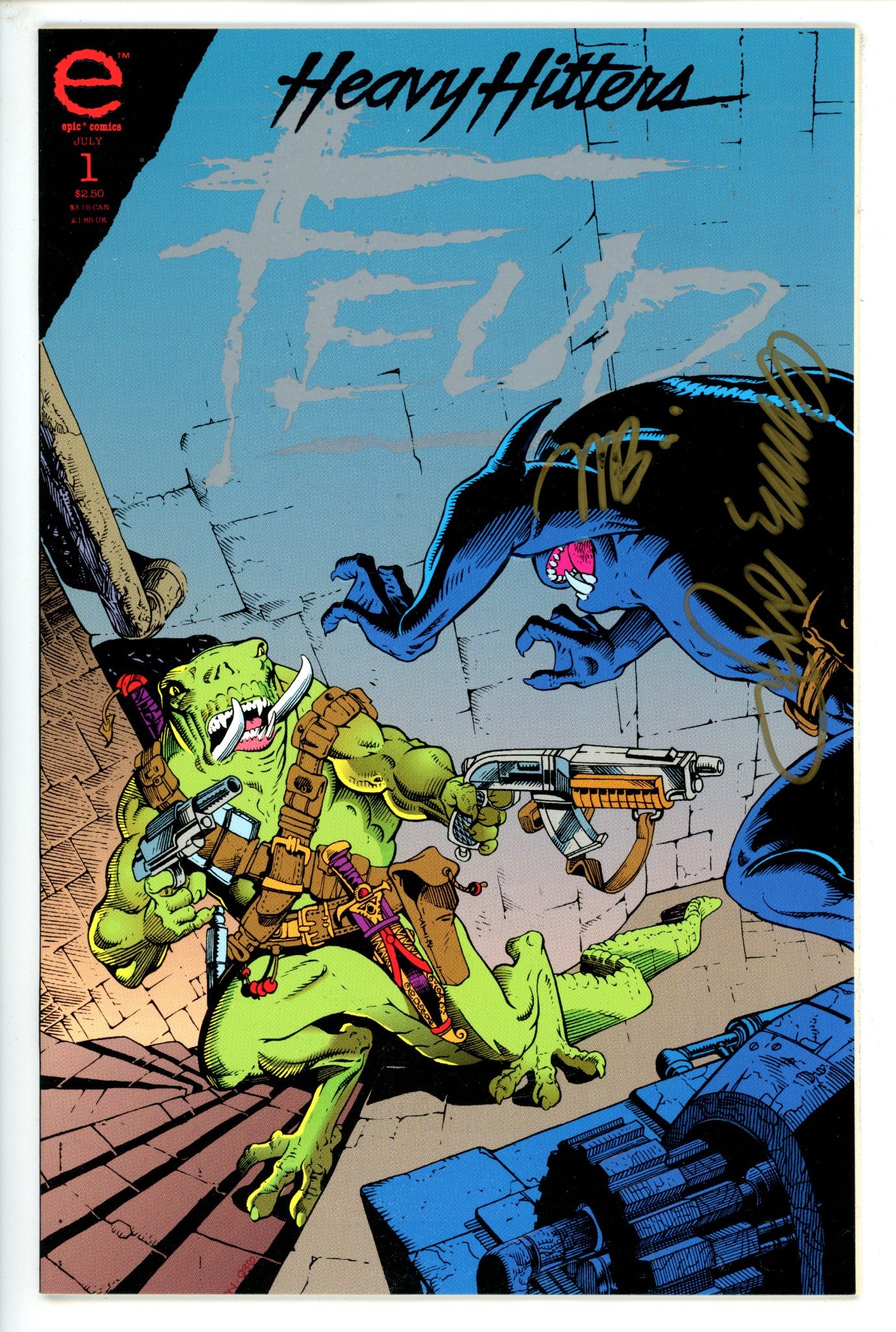 Heavy Hitters Feud  1 Signed Baron, Nelson