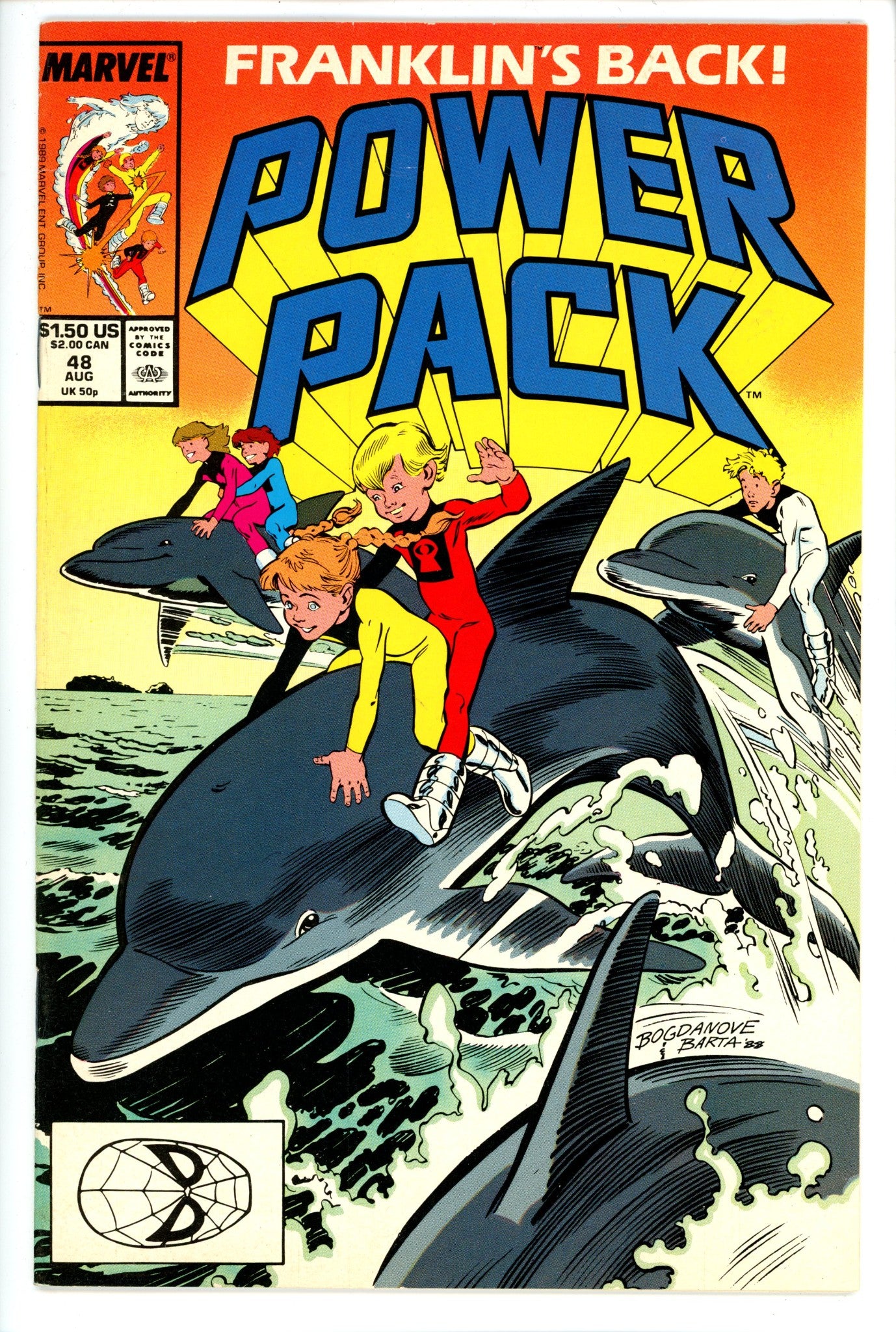 Power Pack Vol 1 48-Marvel-CaptCan Comics Inc