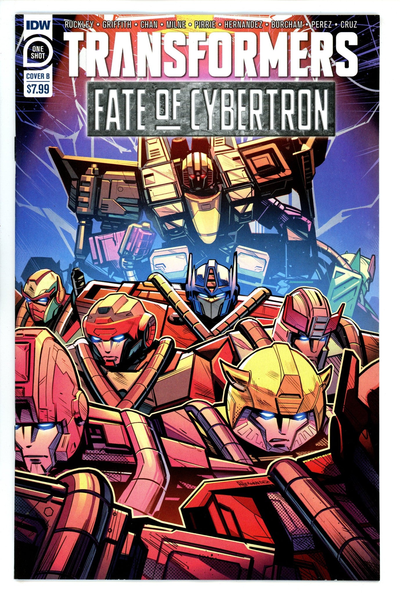 Transformers Fate of Cybertron 1 Hernandez Variant (2022)
