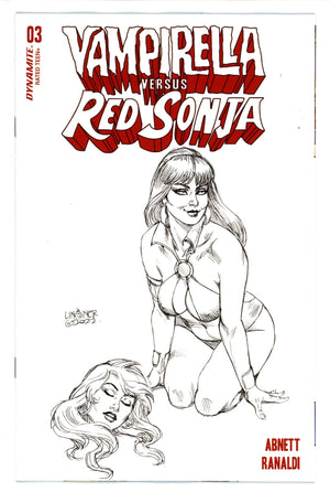Vampirella vs Red Sonja 3 Linsner Incentive Variant (2023)