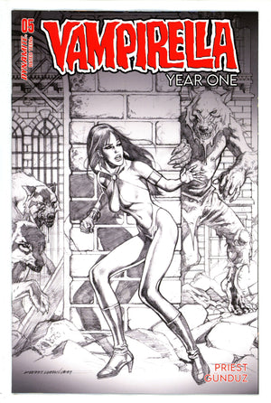 Vampirella Year One 5 Nowlan Sketch Incentive Variant (2023)