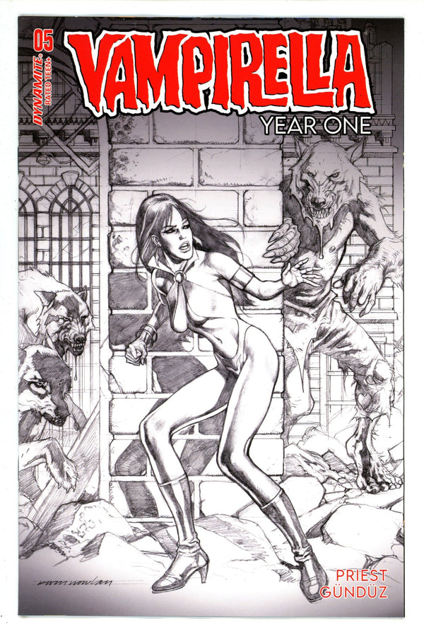 Vampirella Year One 5 Nowlan Sketch Incentive Variant (2023)
