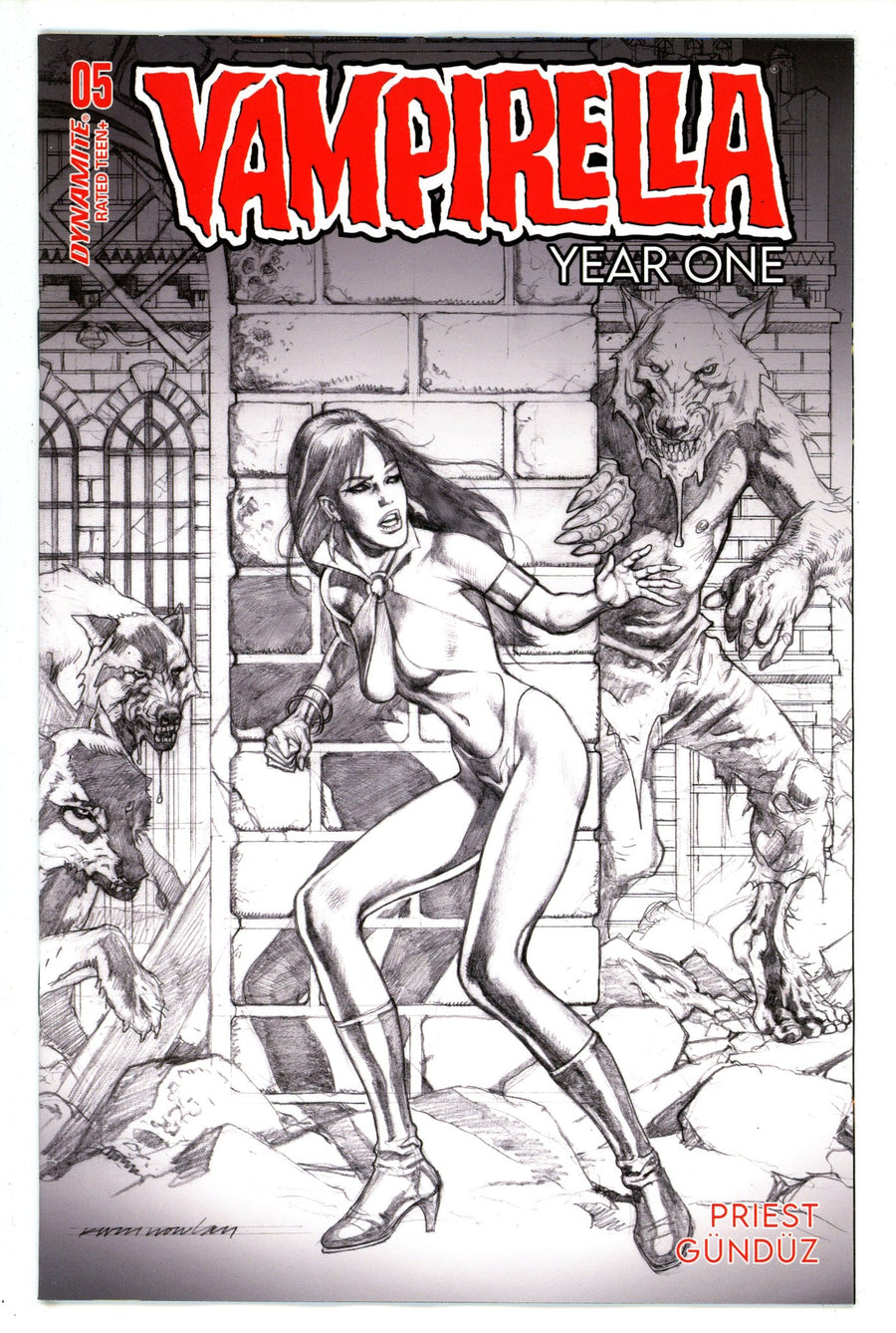 Vampirella Year One 5 Nowlan Sketch Incentive Variant (2023)