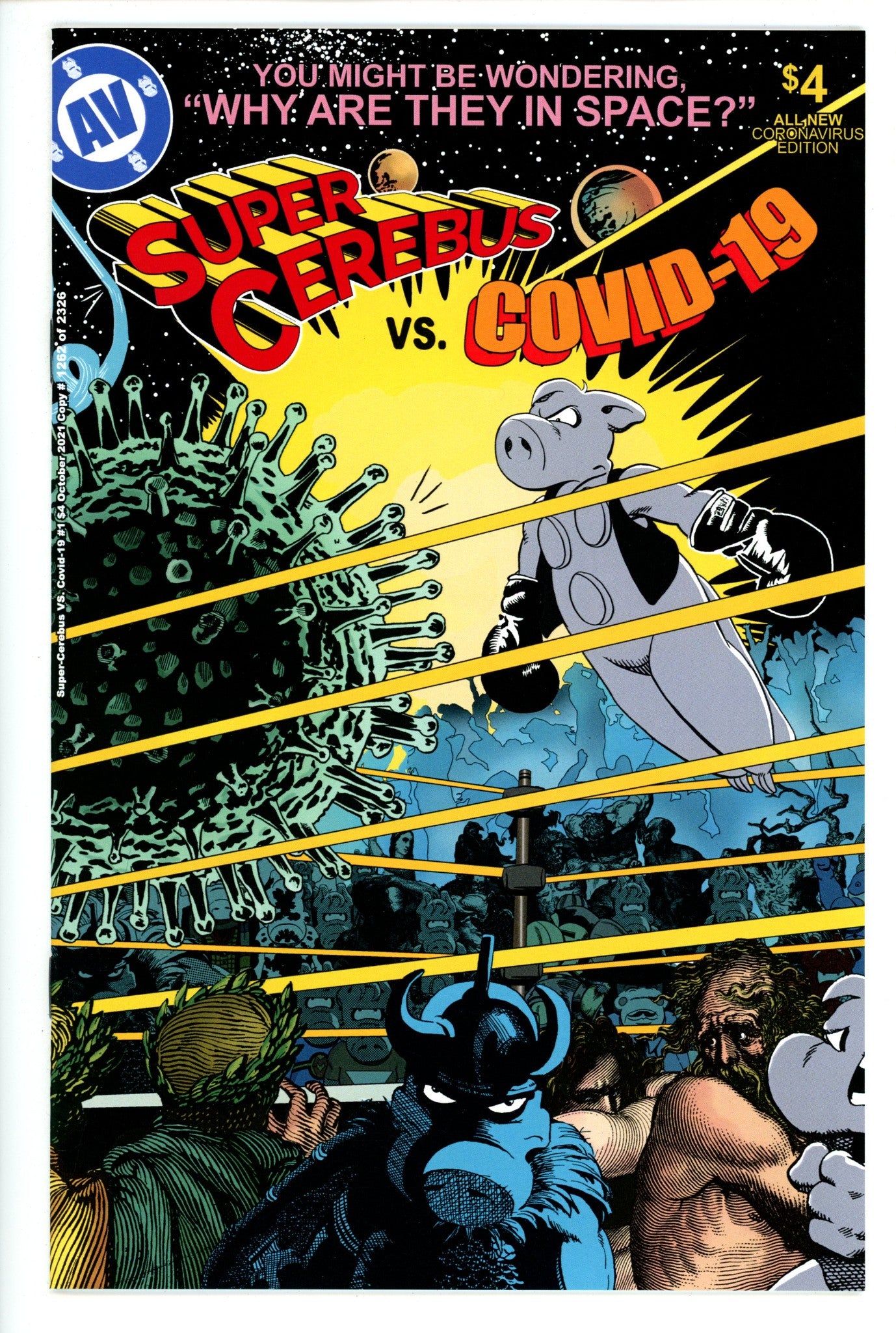 Super Cerebus vs COVID 19 1 (2021)