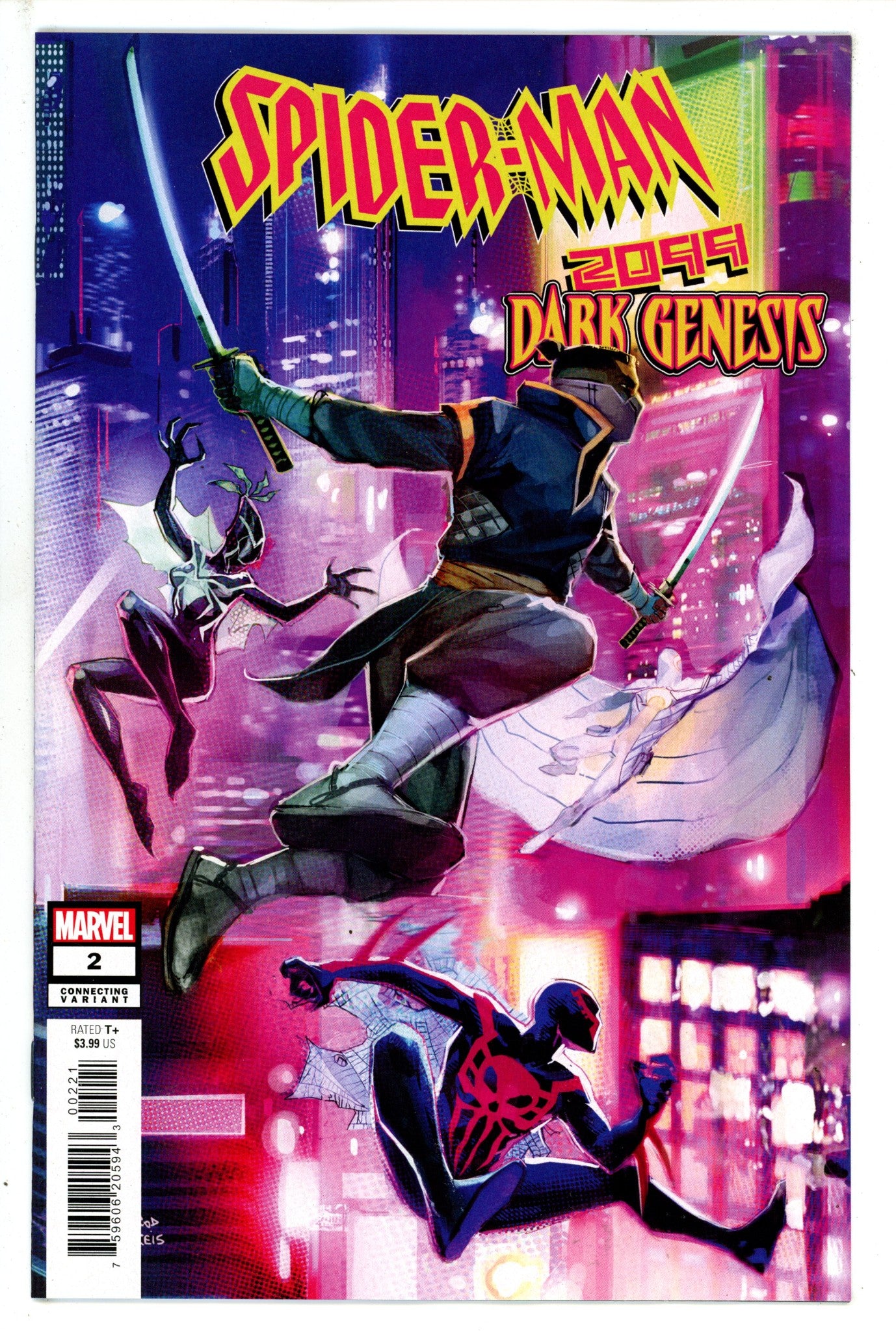 Spider-Man 2099 Dark Genesis 2 Reis Connecting Variant (2023)