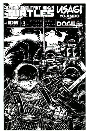 Teenage Mutant Ninja Turtles / Usagi Yojimbo Wherewhen 3 Eastman Incentive Variant NM- (2023)
