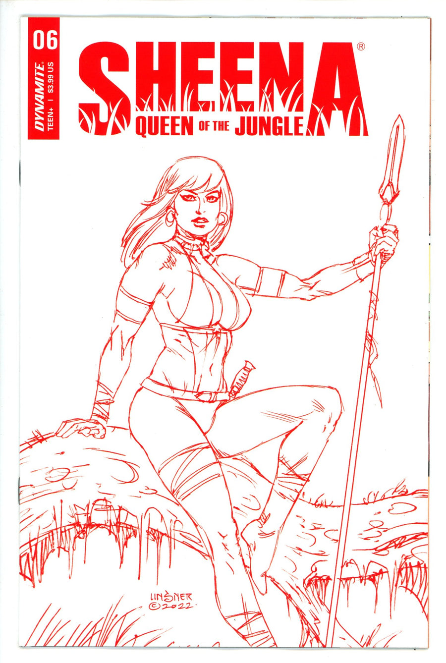 Sheena Queen of the Jungle 6 Linsner Variant (2022)