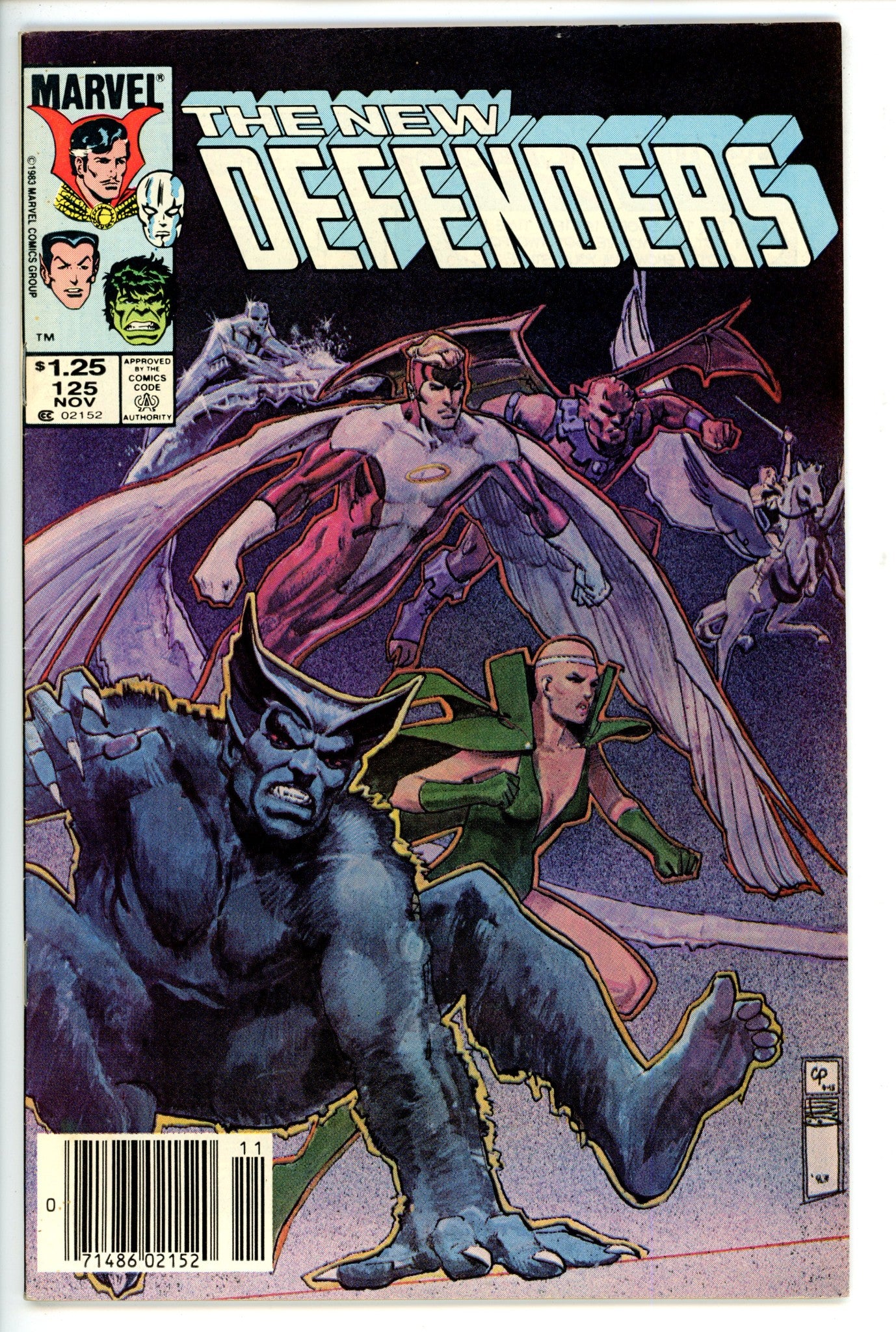 The Defenders Vol 1 125 Canadian VF-