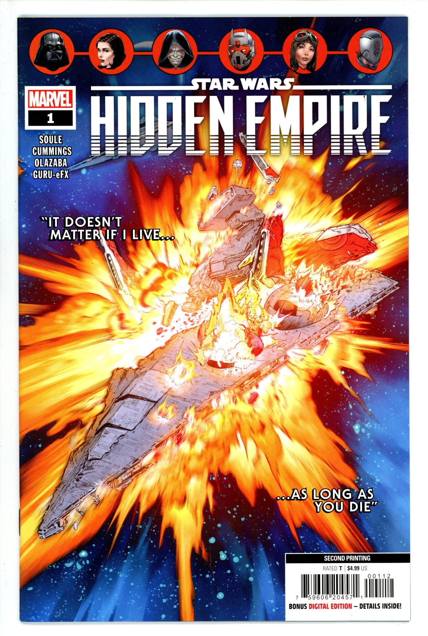 Star Wars Hidden Empire 1 2Nd Print (2023)