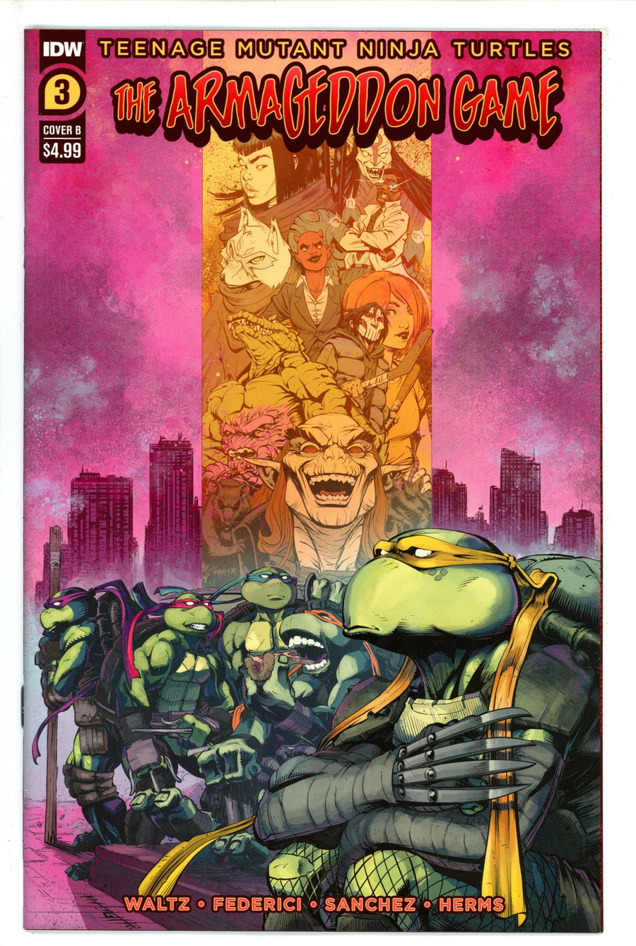 Teenage Mutant Ninja Turtles Armageddon Game 3 Variant