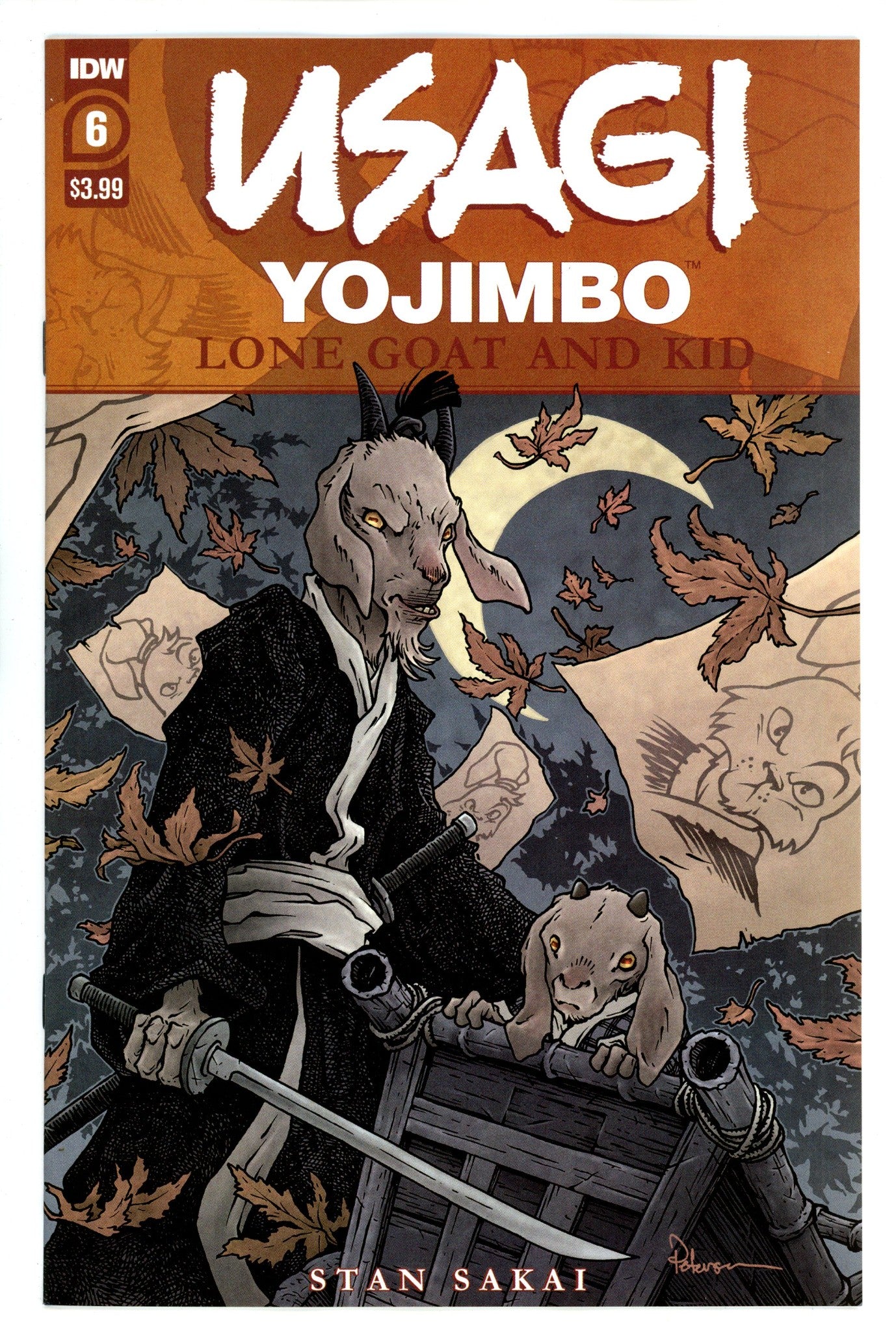 Usagi Yojimbo Lone Goat & Kid 6 (2022)
