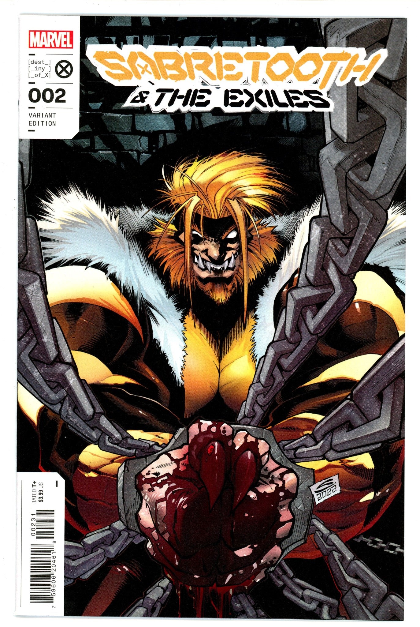 Sabretooth and Exiles 2 Sandoval Variant (2022)