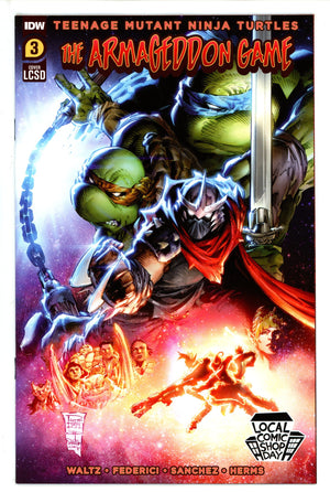 Teenage Mutant Ninja Turtles Armageddon Game 3 Tan LCSD Variant