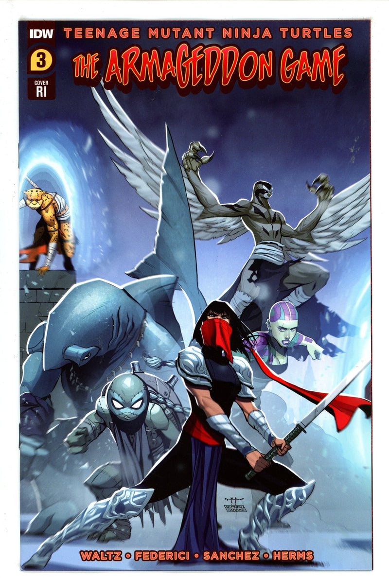 Teenage Mutant Ninja Turtles Armageddon Game 3 Qualano Variant NM