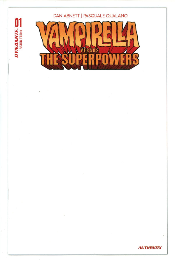 Vampirella Vs Superpowers 1 Blank Blank Variant (2023)