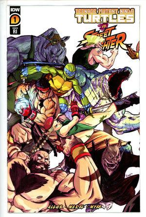 Teenage Mutant Ninja Turtles VS Street Fighter 1 Federici Incentive Variant NM- (2023)