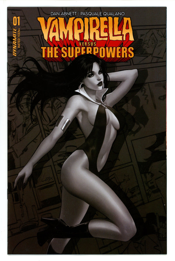Vampirella Vs Superpowers 1 Leirix B&W Incentive Variant (2023)