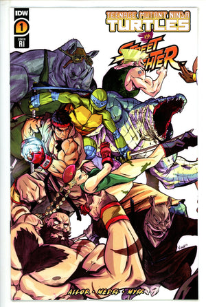 Teenage Mutant Ninja Turtles VS Street Fighter 1 Federici Incentive Variant NM (2023)