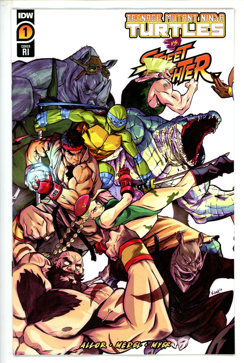 Teenage Mutant Ninja Turtles VS Street Fighter 1 Federici Incentive Variant NM (2023)