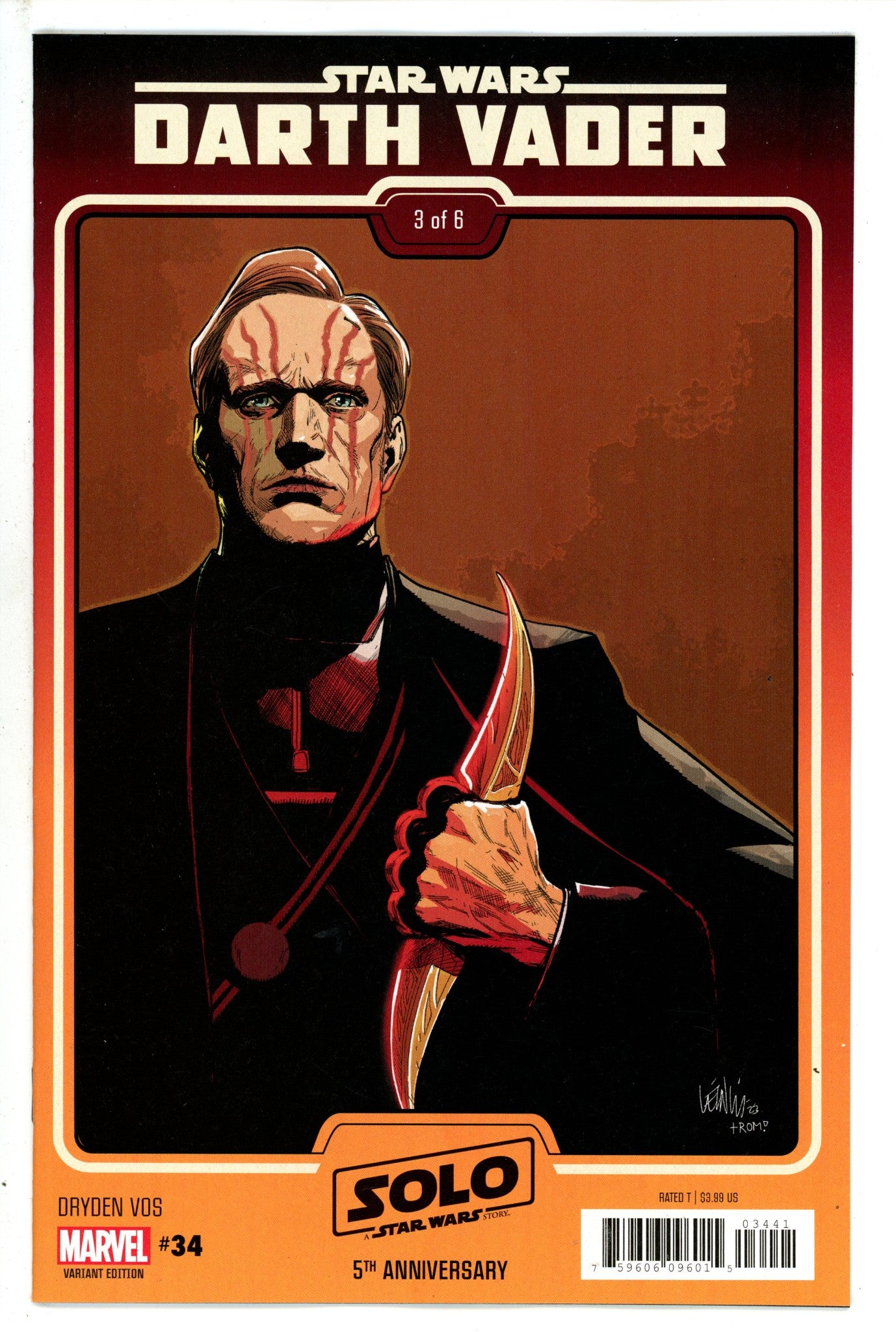 Star Wars Darth Vader 34 Yu Variant (2023)