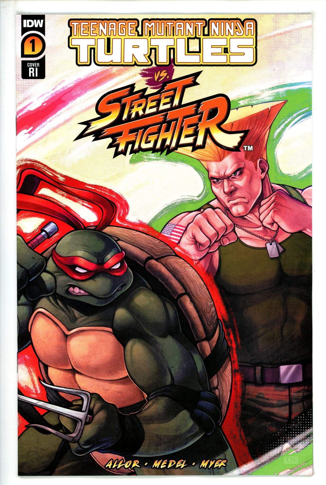 Teenage Mutant Ninja Turtles VS Street Fighter 1 Beals Incentive Variant NM (2023)