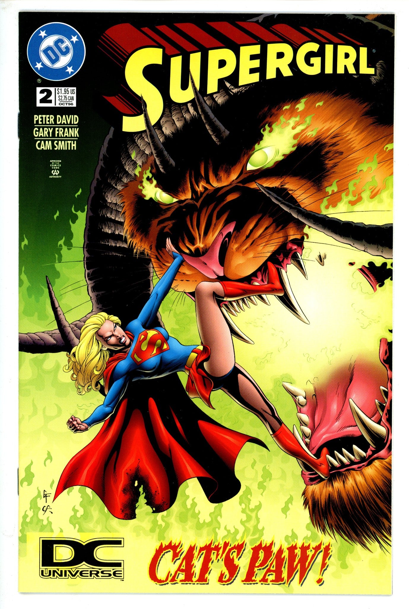 Supergirl Vol 4 2 DC Universe Logo