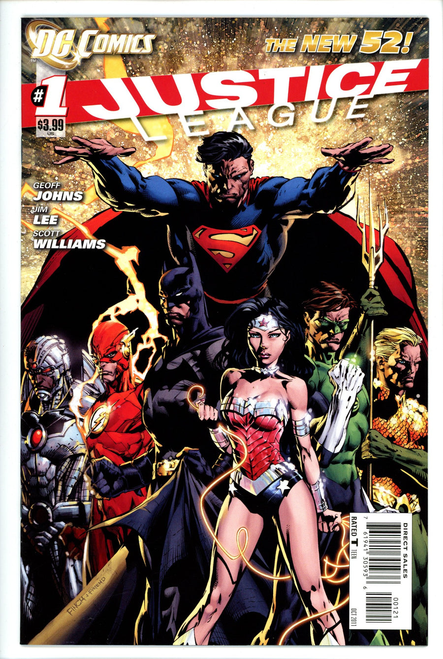 Justice League Vol 1 1 Finch Variant VF/NM-DC-CaptCan Comics Inc
