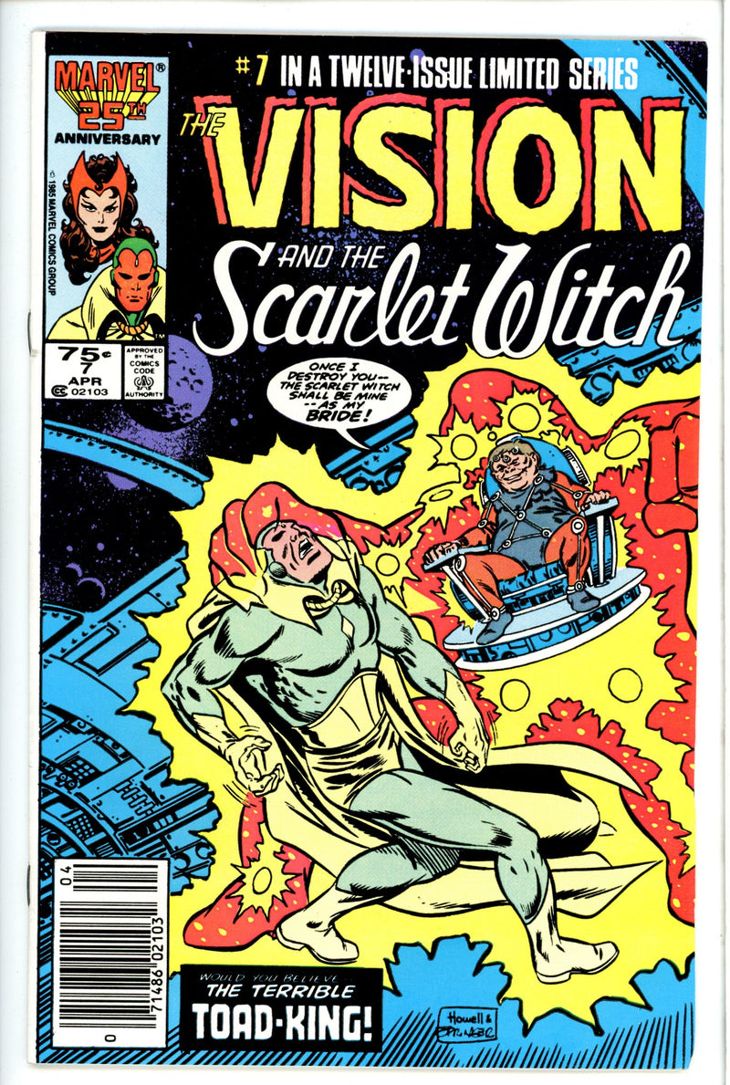 The Vision and the Scarlet Witch Vol 2 7 Newsstand-Marvel-CaptCan Comics Inc