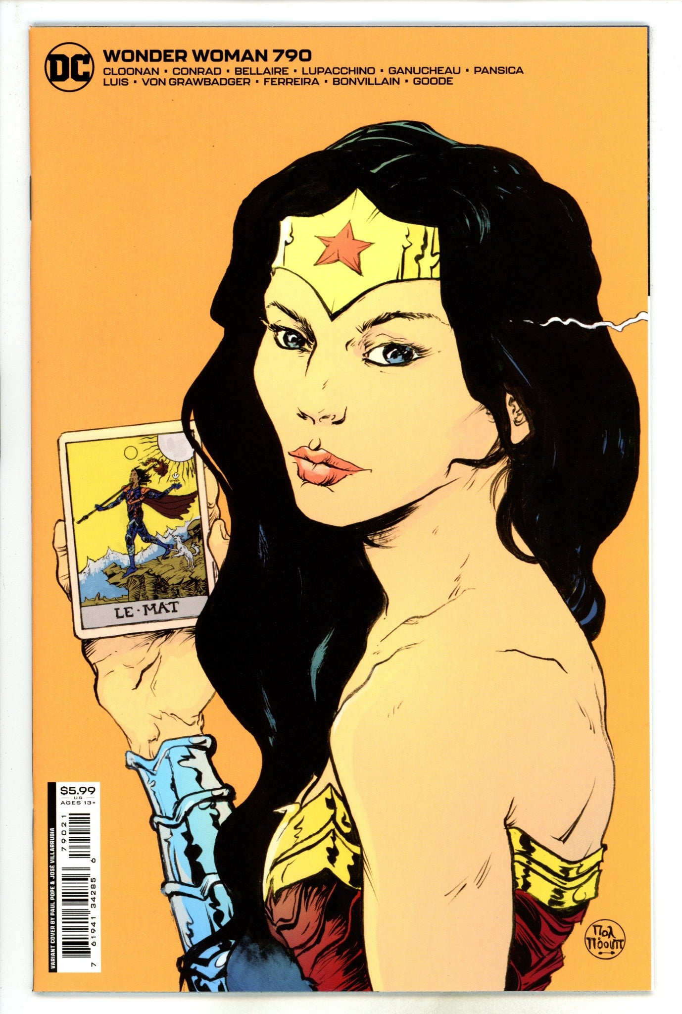 Wonder Woman Vol 5 790 Pope Variant (2022)