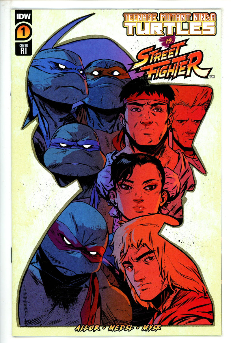 Teenage Mutant Ninja Turtles VS Street Fighter 1 Greene Incentive Variant NM- (2023)