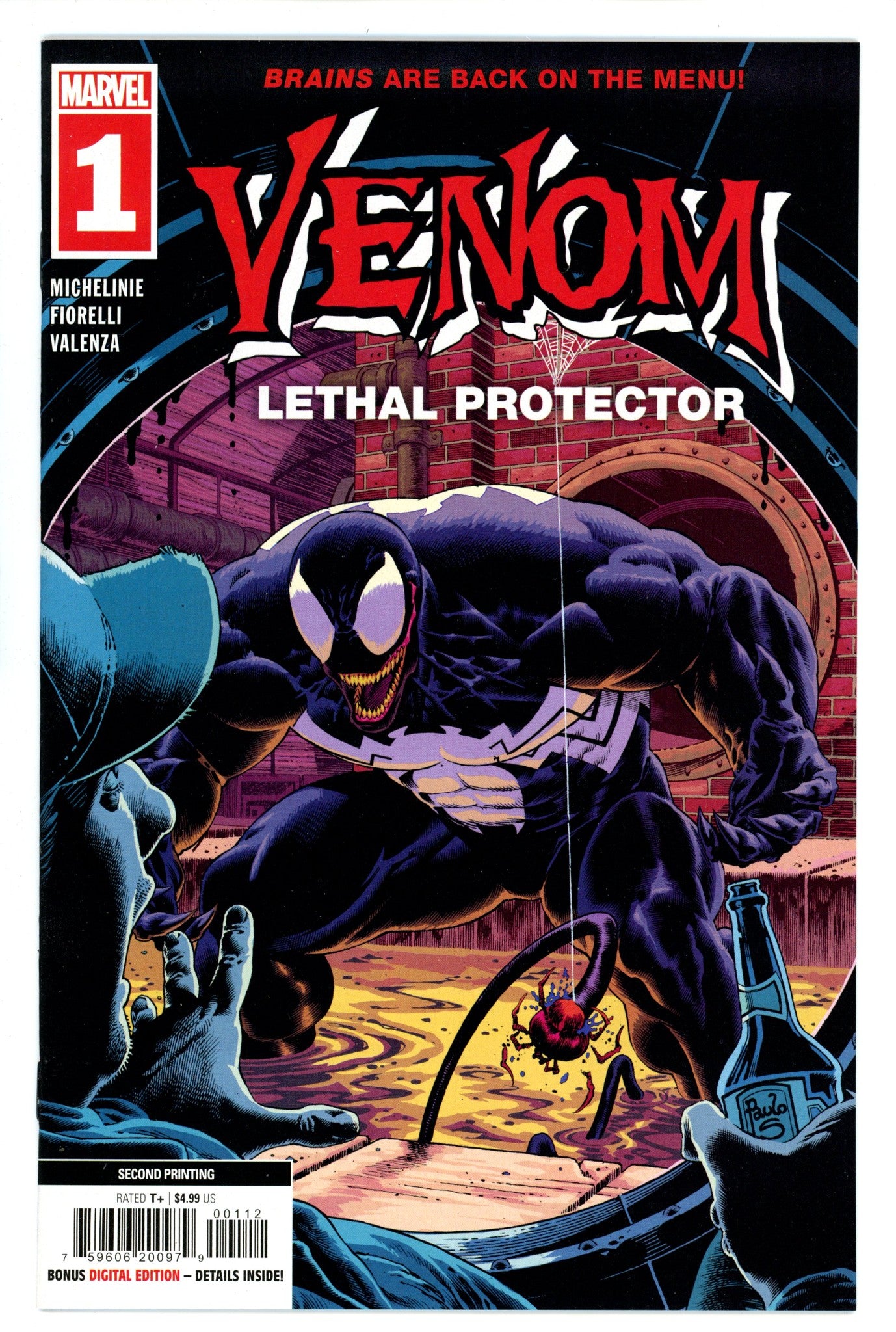 Venom Lethal Protector Vol 2 1 2nd Print (2022)