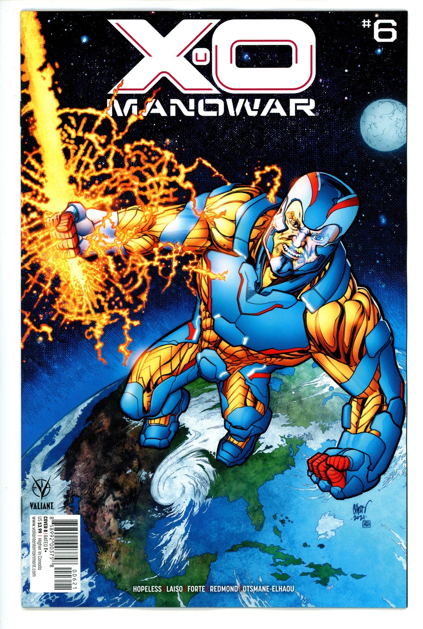 X-O Manowar Vol 4 6 Johnson Variant (2021)