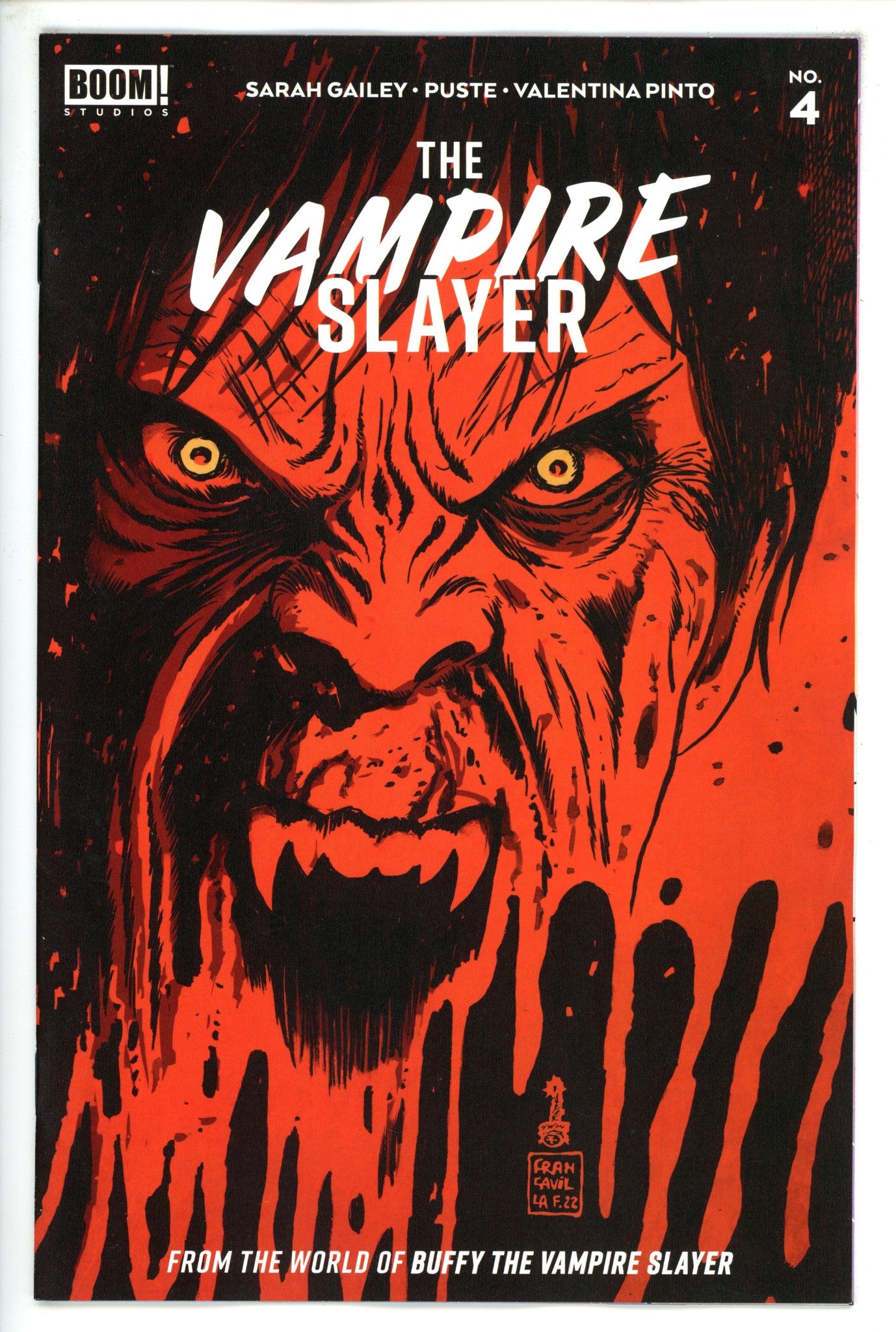 Vampire Slayer 4 Blood Red Variant (2022)