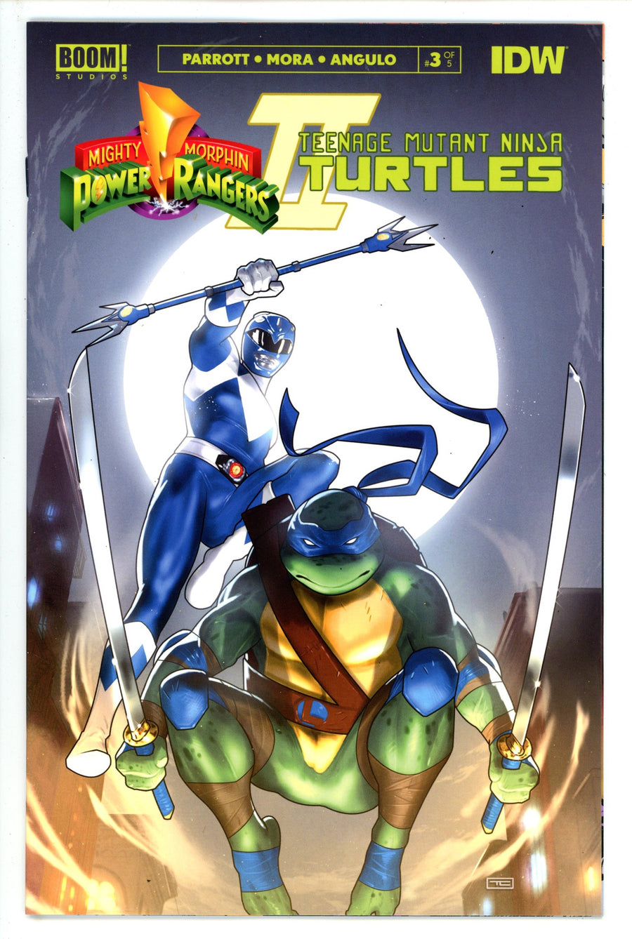 Mighty Morphin Power Rangers / Teenage Mutant Ninja Turtles II 3 Clarke Variant (2023)