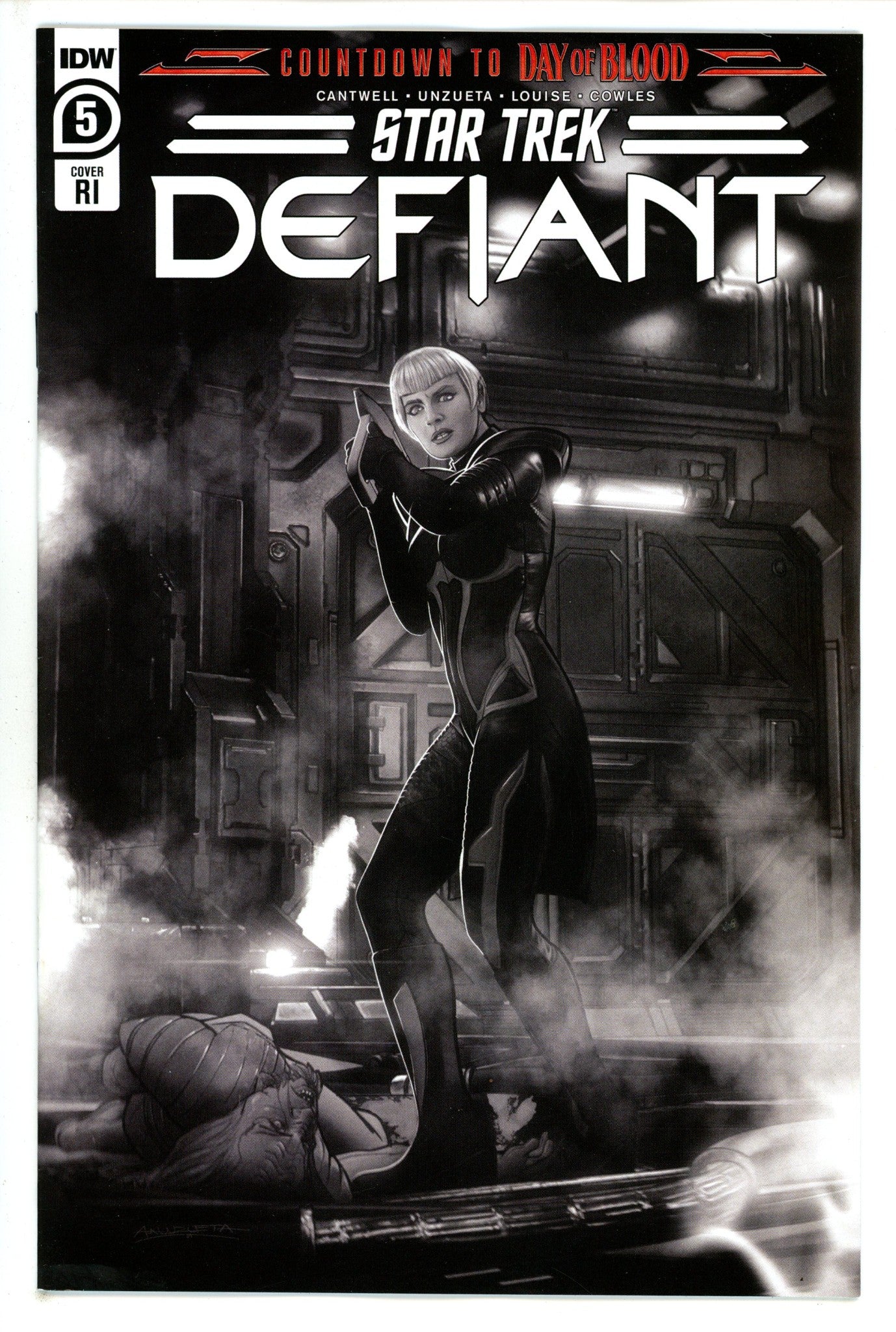 Star Trek Defiant 5 Unzueta B&W Incentive Variant NM- (2023)